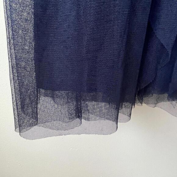 Vera Wang Maids Strapless Gown long in Blue size 2 - Picture 7 of 9